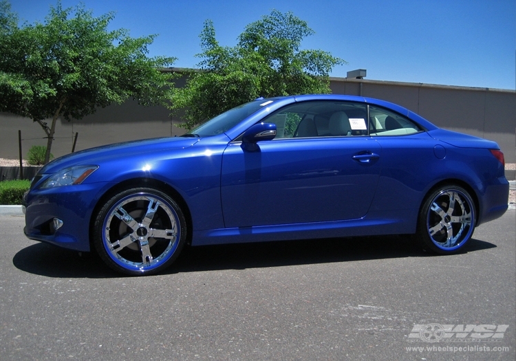 2009 Lexus IS-C with 20" Gianelle Qatar in Chrome wheels