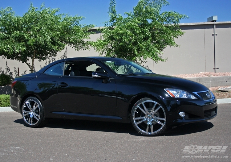 2010 Lexus IS-C with 20" Giovanna Closeouts Gianelle Venezia in Chrome wheels