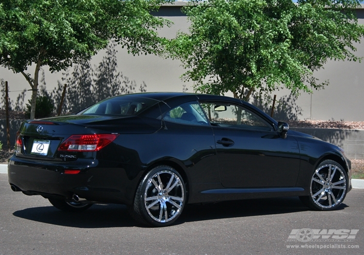 2010 Lexus IS-C with 20" Giovanna Closeouts Gianelle Venezia in Chrome wheels