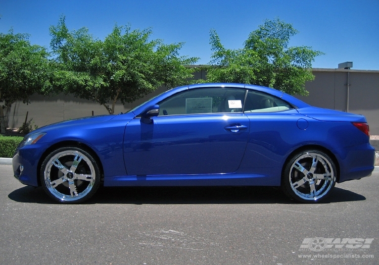 2010 Lexus IS-C with 20" Gianelle Qatar in Chrome wheels