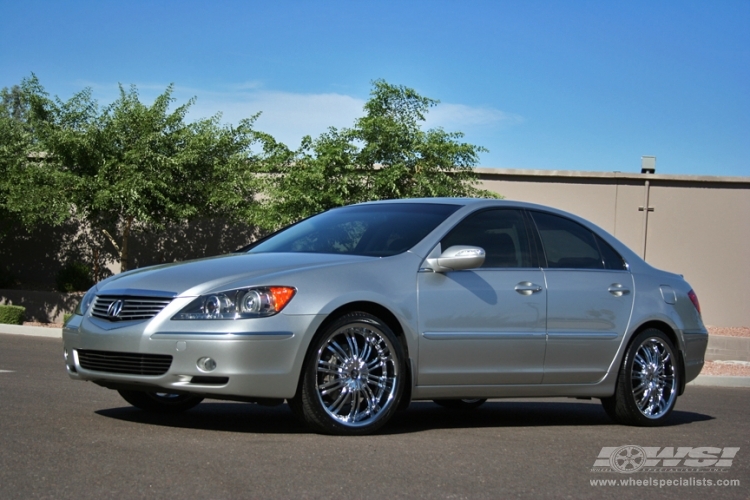 2005 Acura RL with 20" 2Crave N01 in Chrome wheels