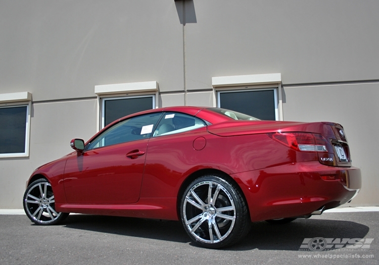 2010 Lexus IS-C with 20" Giovanna Closeouts Gianelle Venezia in Chrome wheels