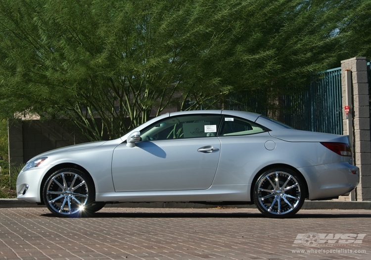 2009 Lexus IS-C with 20" Gianelle Spidero-5 in Chrome wheels