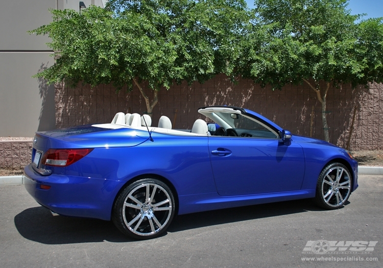 2010 Lexus IS-C with 20" Giovanna Closeouts Gianelle Venezia in Chrome wheels