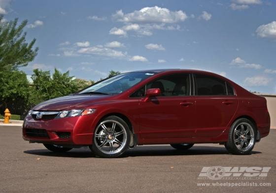 2009 Honda Civic with 17" Momo RPM in Silver (Anthracite) wheels