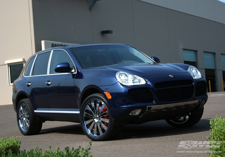 2008 Porsche Cayenne with 22" Giovanna Closeouts Gianelle Santorini in Chrome wheels