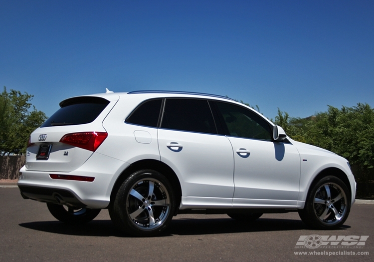 2009 Audi Q5 with 20" Vossen VVS-084 in Black Machined (DISCONTINUED) wheels