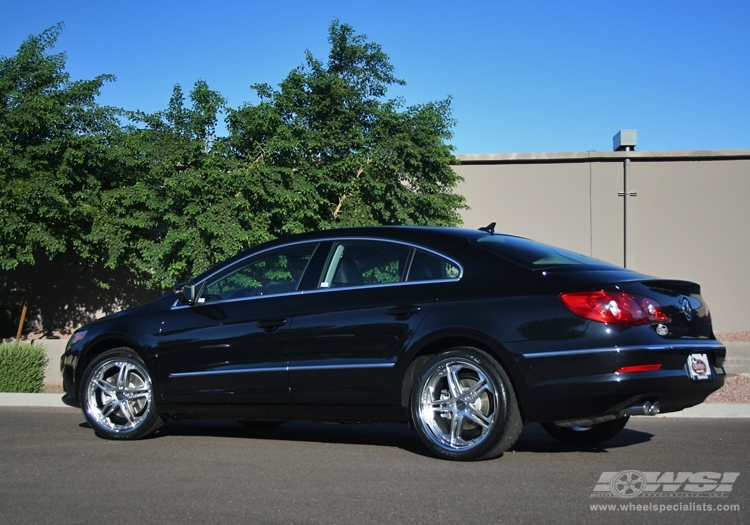 2009 Volkswagen CC with 19" Vossen VVS-075 in Silver (DISCONTINUED) wheels