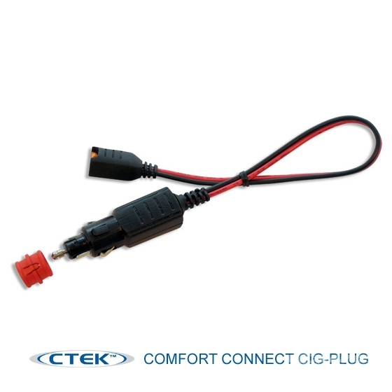 CTEK Battery Chargers COMFORT CONNECT CIG-PLUG in Black