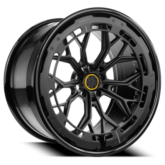 AL13 R80-109R in Satin Black (Satin Black Aerodisc)