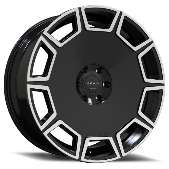 Koko Kuture Sicily in Gloss Black Machined (exposed lug)