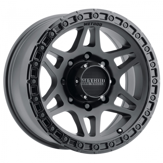 Method Race Wheels MR312 in Matte Black (Gloss Black Lip)