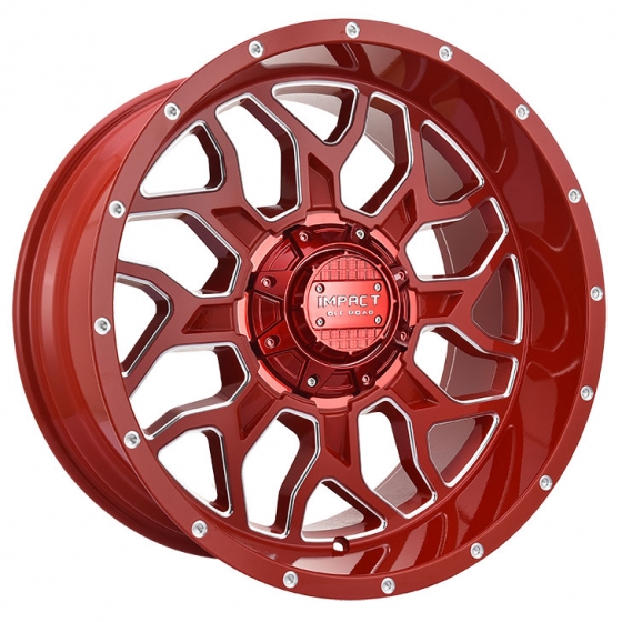 Impact 813 in Gloss Red Milled