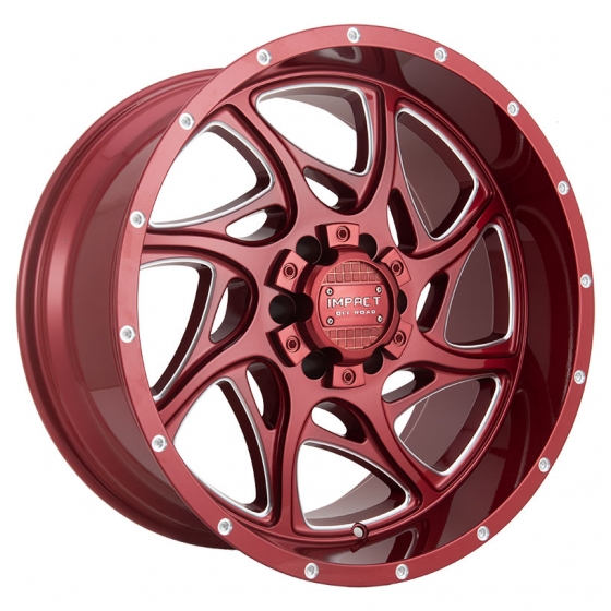 Impact 832 in Gloss Red Milled