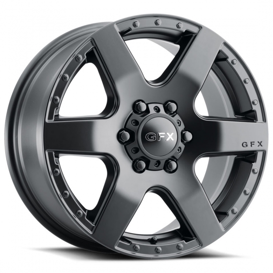 G-FX MV1 6 Spoke in Matte Black