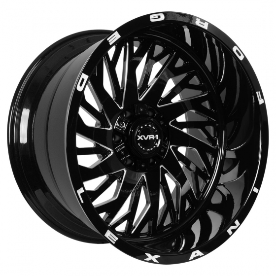 Lexani Off-Road Compass in Gloss Black Milled