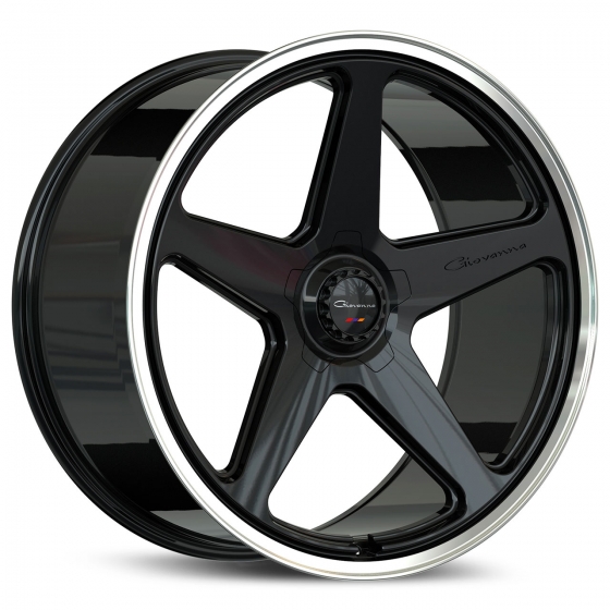 Giovanna Cinque 21-22 in Gloss Black (Polished Lip - opt spindle cap)