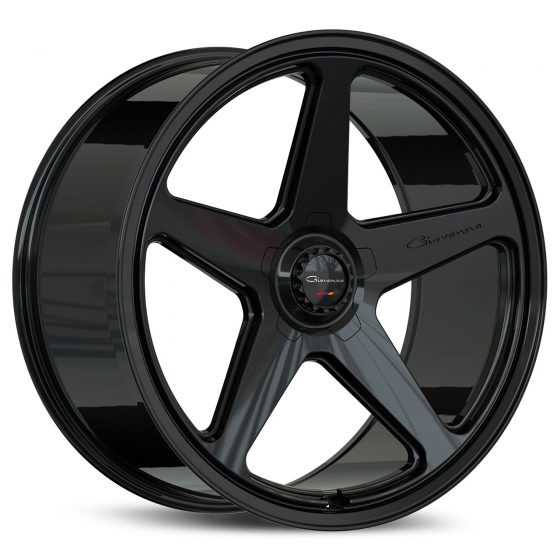 Giovanna Cinque 21-22 in Gloss Black (optional spindle cap)