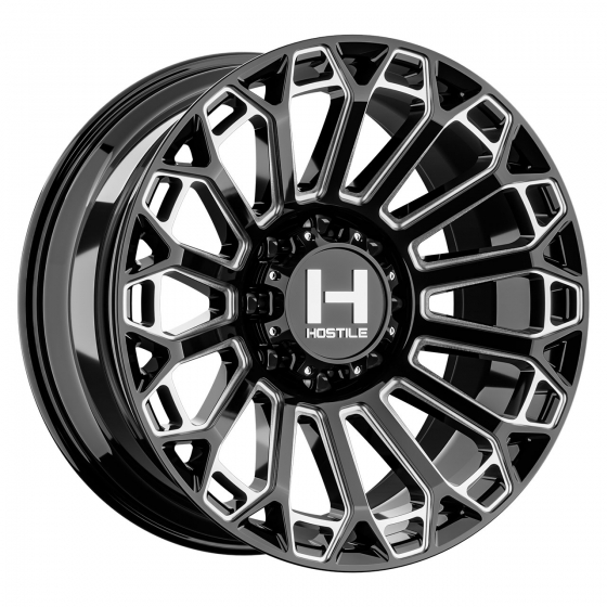 Hostile Off Road H142 Warrior in Gloss Black Milled