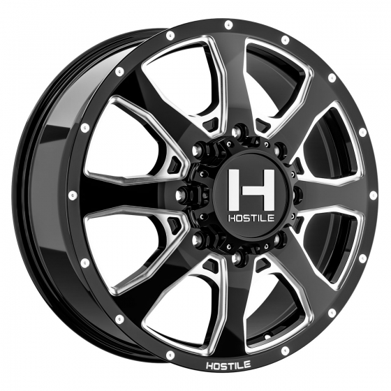 Hostile Off Road H403 Kodiak-F in Gloss Black Milled