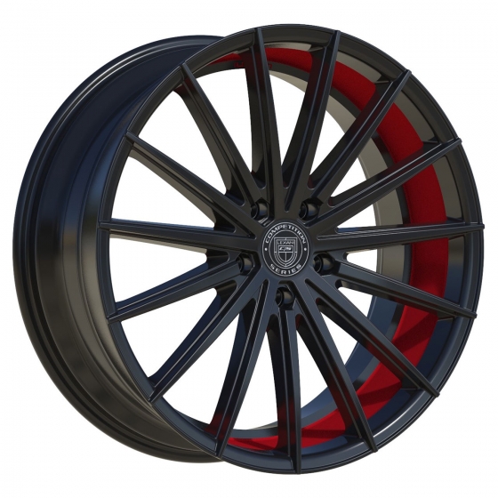 Lexani Pegasus in Gloss Black (Red Tint Outer Flange)