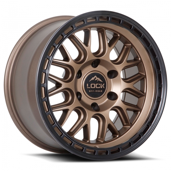 Lock Off-Road Onyx in Matte Bronze (Matte Black Ring)