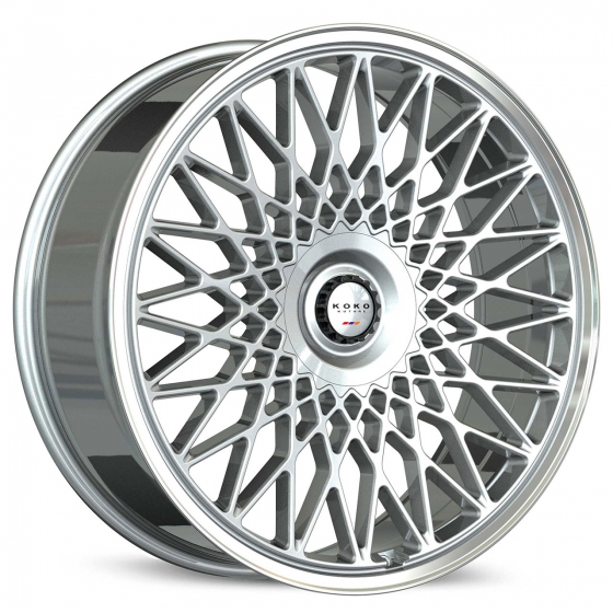 Koko Kuture Classica 24-26 in Gloss Silver Machined (Polished Lip)