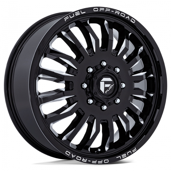 Fuel Arc Dually (Front) in Gloss Black Milled