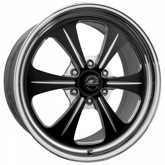 Billet Specialties Fineline LT in Black Milled (Polished Rim)