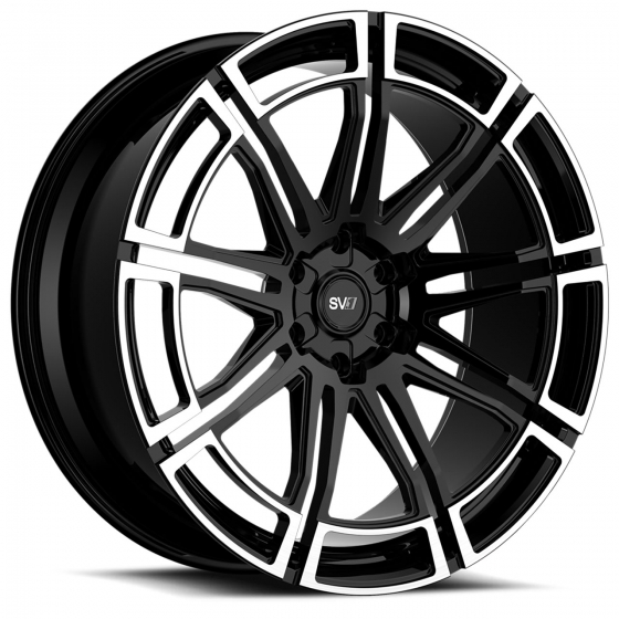 Savini X3 in Gloss Black (Brushed Accent)