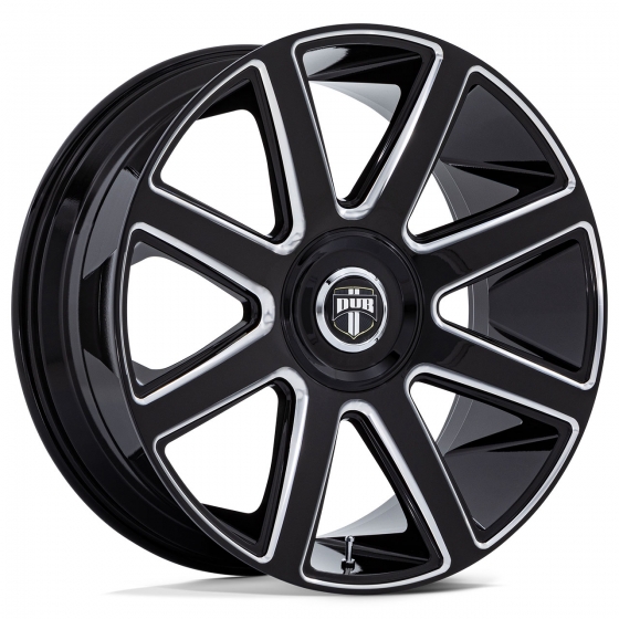 DUB Pull DC273 in Gloss Black Milled