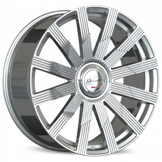 Gianelle Beirut in Gloss Silver Machined