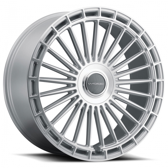 MV Forged MVF-40 in Diamond Silver (Optional XL Floater Cap)