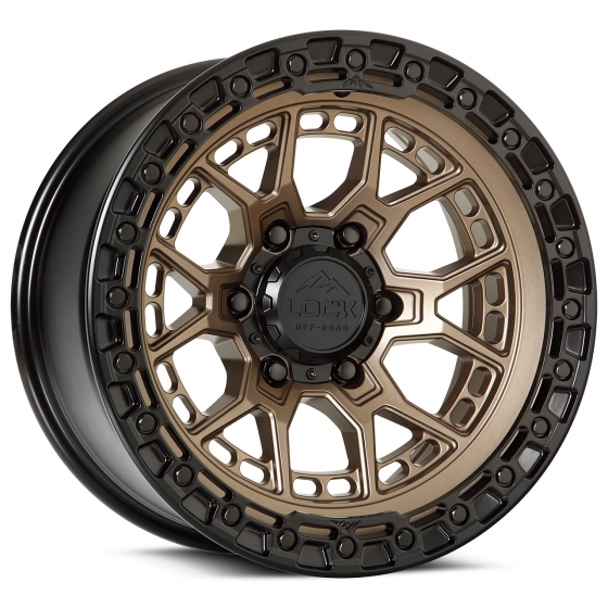 Lock Off-Road Commando in Matte Bronze (Black Ring)