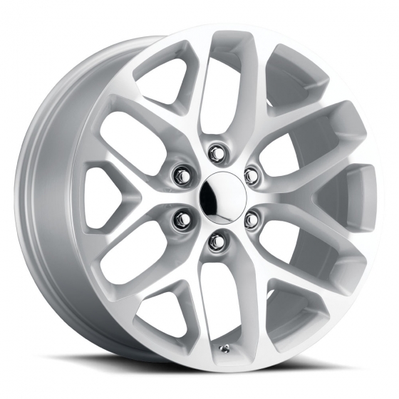 Voxx Snowflake in Silver Machined