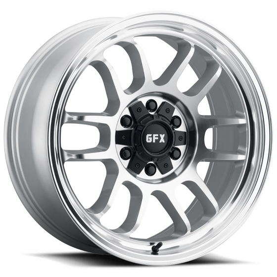 G-FX TR28 in Silver Machined w/ Machined Lip