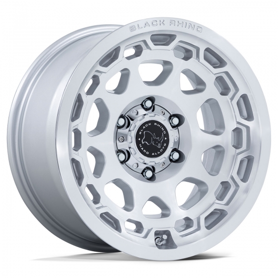 Black Rhino Congo in Gloss Silver Machined