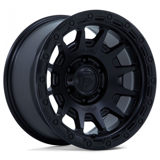 Fuel Fortress in Matte Black (Gloss Black Lip)