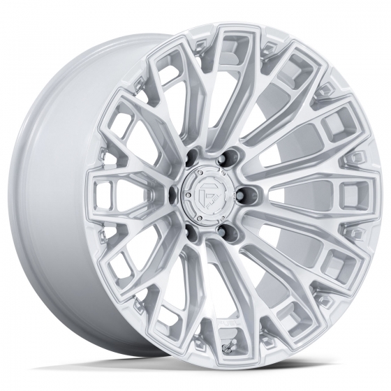 Fuel Trax in Gloss Silver Machined