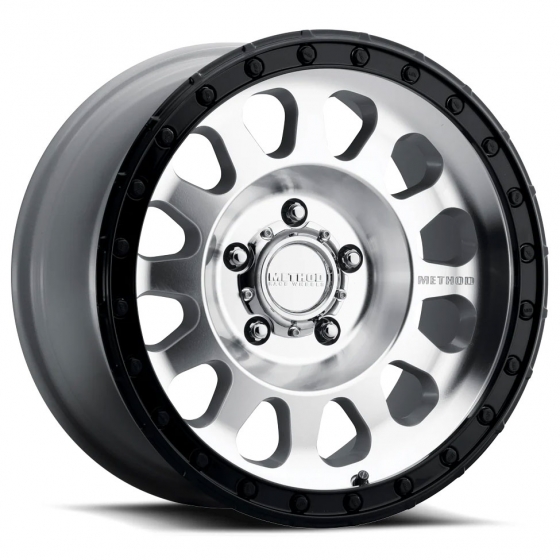 Method Race Wheels MR315 in Silver Machined (Gloss Black Lip)
