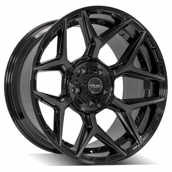 4PLAY 4P06 in Gloss Black Machined (Dark Tinted Clear)