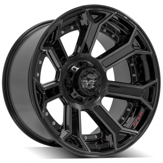 4PLAY 4P70 in Gloss Black Machined (Dark Tinted Clear)