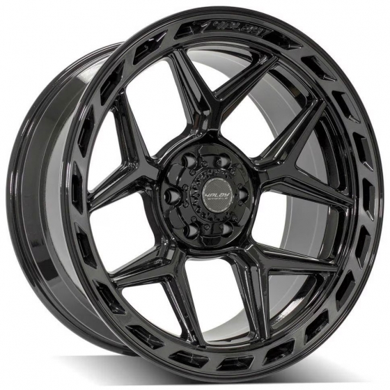 4PLAY 4P55 in Gloss Black Machined (Dark Tinted Clear)