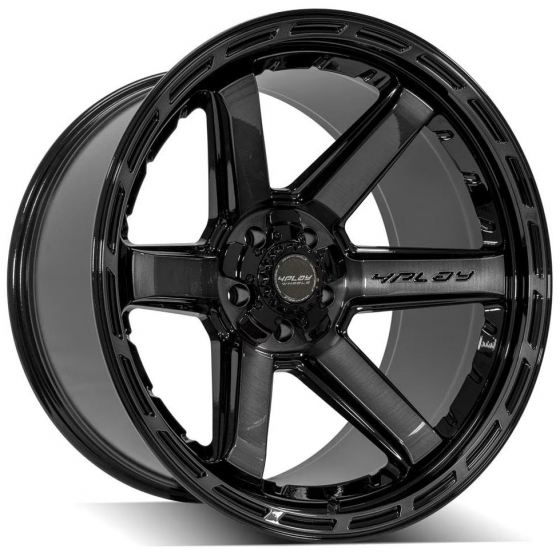 4PLAY 4P63 in Gloss Black Machined (Dark Tinted Clear)