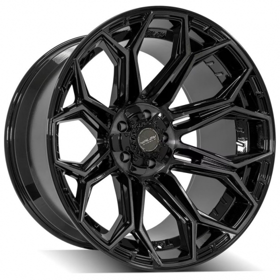 4PLAY 4P83 in Gloss Black Machined (Dark Tinted Clear)