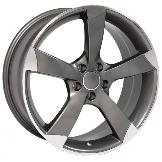 OE Wheels AU29 in Gloss Gunmetal Machined