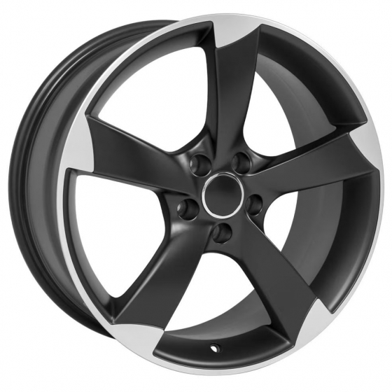 OE Wheels AU29 in Satin Black Machined