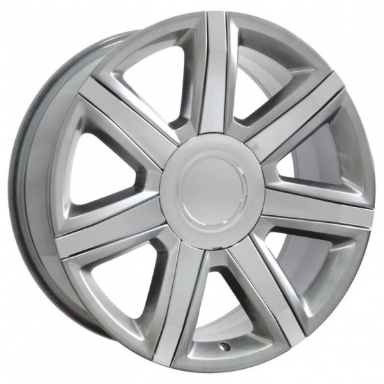 OE Wheels CA87 in Hyper Silver (Chrome Inserts)