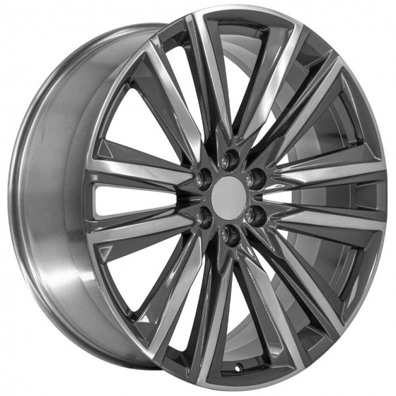 OE Wheels CA91 in Gloss Gunmetal Machined