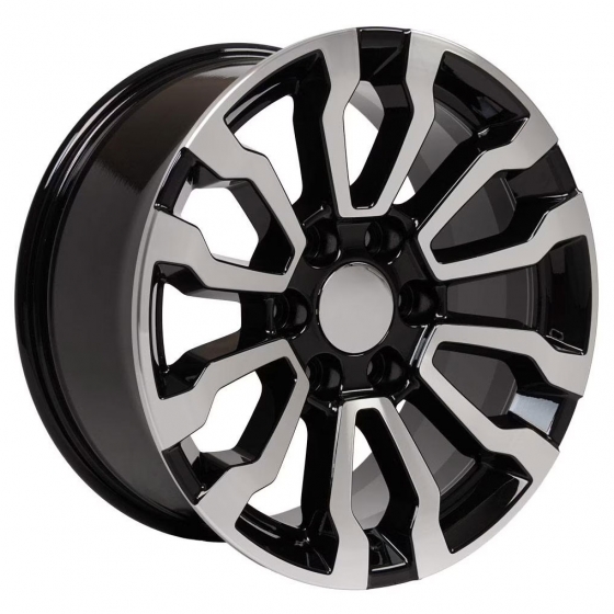 OE Wheels CV35 in Gloss Black Machined
